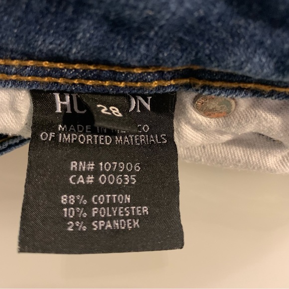 Hudson Crowley Mid Rise Cuffed Jean Shorts - Picture 7 of 9